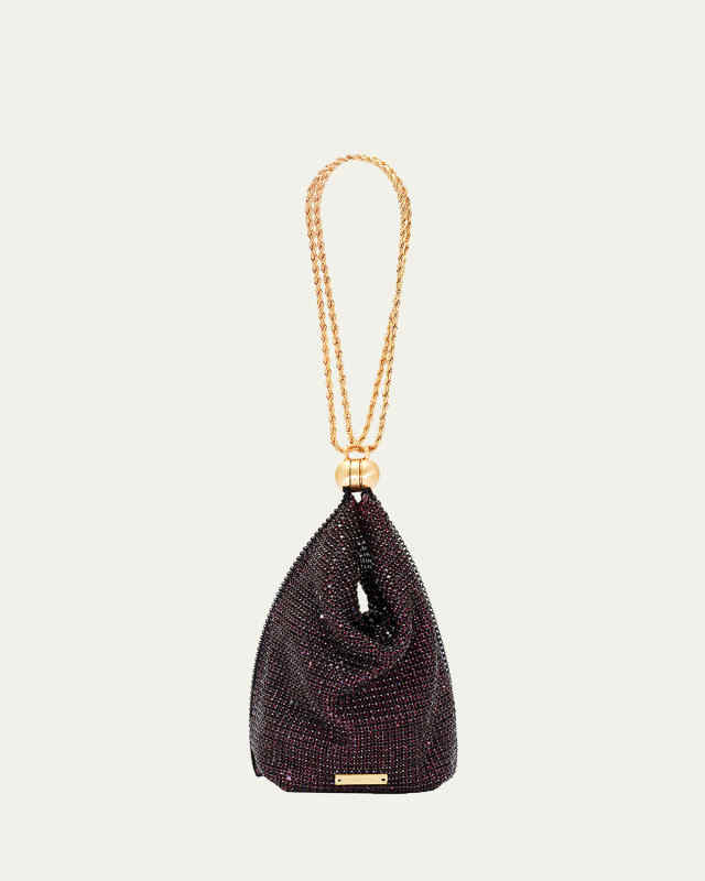 Rue Glass Crystal Wristlet Bag